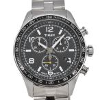 Yahoo! Yahoo!ショッピング(ヤフー ショッピング)【TIMEX】タイメックス クロノグラフ 黒文字盤 SS クォーツ メンズ K#D0051