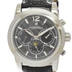 Yahoo! Yahoo!ショッピング(ヤフー ショッピング)【Orobianco】オロビアンコ OR-0004 デイデイト ムーンフェイズ 黒文字盤 自動巻き メンズ O#D0429