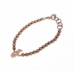 ☆未使用品【GaGa MILANO】ガガミラノ ナンバーブレスレット No.5 MBN-5 SV925(PGP) 5mmボール 15〜17ｃｍ レディース F#F0667