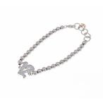☆未使用品【GaGa MILANO】ガガミラノ ナンバーブレスレット No.12 MBN-12 SV925 5mmボール 15〜17ｃｍ レディース F#F0710