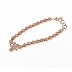 ☆未使用品【GaGa MILANO】ガガミラノ ナンバーブレスレット No.10 MBN-10 SV925(PGP) 7mmボール 17〜19ｃｍ ユニセックス F#F0719