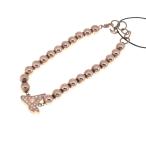 ☆未使用品【GaGa MILANO】ガガミラノ ナンバーブレスレット No.4 MBN-4 SV925(PGP) 7mmボール 17〜19ｃｍ ユニセックス F#F0723