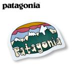 PATAGONIA パタゴニア ステッカー SNOW ロゴ 正規品 車 キャンプ アウトドア 釣り フィッシャーマン スキー スノボ ボード 雪 山