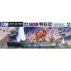  Aoshima 1/700 WL super ti tail Япония военно-морской флот construction . Akashi пластиковая модель 