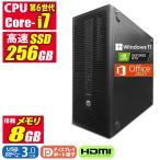  б/у настольный персональный компьютер Windows11 MicrosoftOffice2021 HP EliteDesk 800 G2 TWR no. 6 поколение Core i7 память 8GB SSD256GB GTX960 DisplayPort HDMI DVI мульти- 