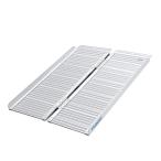 Ruedamann 長さ91cm*幅72cm 耐荷重300kg 折り畳み式 アルミ スロープ 段差解消スロープ アルミブリッジ 家庭用車椅子