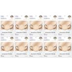 10セット マスコード 3D不織布マスク Mサイズ ベージュ ブラック紐 7枚 サンスマイル 4090-10