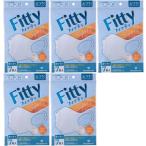 5セット フィッティ マスク スタイルフィットプラス 立体 ホワイト 白 ふつう 個別包装 不織布 7枚入 8363-5