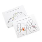  ногти дисплей картон рука .fdo комплект иллюстрации ногти образец дисплей детали рама экспонирование 