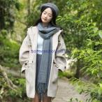 ダッフルコート チェスターコート レディース ロングコート アウター フード付き ロング丈 通勤 通学 秋冬 オーバーコート トレンド