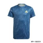 ショッピングアディダス tシャツ アディダス(adidas) テニス 半袖Tシャツ HEAT. RDY PRIMEBLUE TENNIS FREELIFT TEE ジュニア (21ss) ネイビー/イエロー/ブルー av214-gq2231【SS2312】