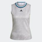 アディダス(adidas) テニスウエア タンクトップ TENNIS PRIMEBLUE PRINTED MATCH TANK TOP レディース ホワイト/クルーネイビー AV223-GQ2240【ss2312】