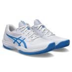  Asics (asics) теннис обувь GAME FF CLAY/OC женский (25aw) белый × голубой 23.0cm стандартный последний 1042A282-100