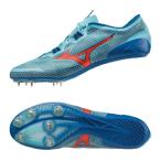 ミズノ(mizuno) 陸上スパイク エックスレーザー ネクスト 3 (23ss) ターコイズ コーラル ブルー 2E相当 U1GA230301【mkd】【RUNsale】