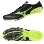  Mizuno (MIZUNO) наземный шиповки X blast next 3 короткий растояние бег с препятствиями унисекс (24ss) черный × зеленый 2E соответствует U1GA230312
