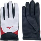  Mizuno (mizuno) перчатка для гонок (18aw) белый × черный M-L U2MY8502-70[ss2109][FS2101][FS2101]