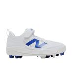 New balance (newbalance) подросток бейсбол шиповки обувь 3000v7 Youth Rubber Molded Junior текстильная застёжка (25aw) белый 20.0-24.0cm JA3000D7 W