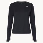  Oacley (Oakley) тренировка одежда футболка с длинным рукавом Radiant Qd Op L/S Tee 10.0 женский (25aw) черный S-M FOA500879-02E