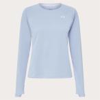 Oacley (Oakley) тренировка одежда футболка с длинным рукавом Radiant Qd Op L/S Tee 10.0 женский (25aw) blue fog голубой S-M FOA500879-6D2