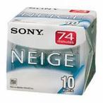 SONY MD ミニディスク 74分 10PACK NEIGE 10MDW74NEB