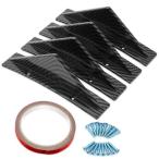 4ピース リア バンパー ディフューザー 適用: ミニ クーパー F55 BMW F34 ゴルフ GTI MAZDA6 インテリア プジョー/PEUGEOT 2008 308 カーボン調 AL-MM-8096 AL