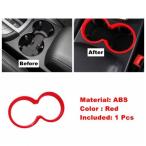 レッド インテリア AC エア/リフト ボタン/ヘッド/リード ランプ/カップホルダー カバー トリム 適用: ポルシェ/PORSCHE マカン タイプD AL-OO-9030 AL