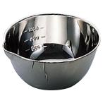 18-8 手なし片口ボール 21cm 目盛付 (00