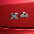 BMW оригинальный "X4" эмблема (selium серый )(G02)