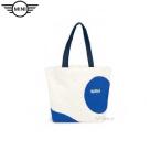 MINI純正 MINI カー・フェイス・ショッピング・バッグ (ホワイト／ブレイジング・ブルー／インディゴ)