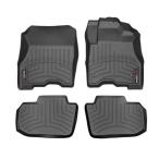 ショッピング2011 【WeatherTech正規輸入元】日産(ニッサン) Leaf リーフ(2011〜2017年)右ハンドル車 フロアライナー/フロアマット(フロント＆リア)(ブラック)