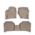 【WeatherTech正規輸入元】ポルシェ カイエン(958型)(2011〜2015年)左ハンドル車 フロアマット/フロアライナー(フロント＆リア)(タン)