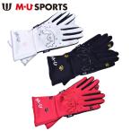 MU спорт M*U SPORTS Golf 2025 осень-зима новый продукт женский флис обе рука перчатка 