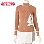 50%OFF распродажа!aruchibioarchivio Golf 2024 осень-зима новый продукт женский с высоким воротником ребра вязаный тянуть over mok шея одежда Golf одежда 
