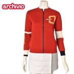 50%OFF распродажа!aruchibioarchivio Golf 2024 осень-зима новый продукт женский Zip выше вязаный блузон одежда Golf одежда 