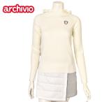 50%OFF распродажа!aruchibioarchivio Golf 2024 осень-зима новый продукт женский с капюшоном . вязаный тянуть over одежда Golf одежда 