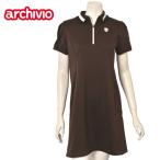 50%OFF распродажа!aruchibioarchivio Golf 2025 осень-зима новый продукт женский короткий рукав половина Zip One-piece одежда Golf одежда outlet 