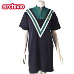 50%OFF распродажа!aruchibioarchivio Golf 2025 осень-зима новый продукт женский короткий рукав половина Zip вязаный One-piece одежда Golf одежда outlet 