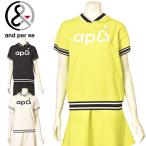 ショッピング新作 アンパスィ and per se ゴルフ 2026春夏新作 レディース 半袖フーディーニット 服 ゴルフウェア