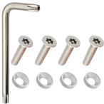 REX-OWL номерная табличка противоугонное болт автомобильный номер система безопасности винт NTB-01 ( серебряный, болт 30mm)