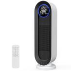 セラミックヒーター2024年モデル＆ECO恒温運転電気ストーブ 節電対策 暖房器具 省エネ 自動首振り 電気ヒーター LEDディスプレ タイ