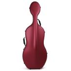 Carbon Mac CFC-2S S-WRD ワインレッド チェロケース サテン 新素材カーボンコンポジット ケース | カーボンマック チェロハードケース CarbonMac CFC2S