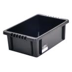 JEJアステージ NVボックス #13 ブラック ブラック モノトーン 収納 収納ケース 収納ボックス 積み重ねW28.7×D43.5×H14.