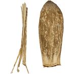 竹の皮 5枚 ( ひも付 / No3 / お弁当 ) [2531490]