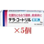 テラ・コートリル軟膏a 6g×5個セット 抗生物質・副腎皮質ホルモン配合剤 【メール便対応、メール便発送1セットまで】