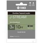 timko(TIEMCO) J Stream Leader 10ft 3X прозрачный оливковый 