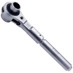 エスコ(ESCO) 本管用ラチェットレンチ(伸縮) 19x24mm/245-300mm EA546Z-41