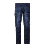 Z-DRAGON (ji- Dragon )no- tuck брюки-карго 76302 стрейч индиго 70 размер 
