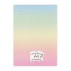  вместе . пластик градация сделал ..A4 штамп [ радуга ] GS-A4-05