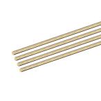 DMiotech 4 шт 2 mm x 196 mm латунь solid круглый стержень латунь палка токарный станок палка материал DIY craft для 