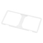 seiwa(SEIWA) машина вне сопутствующие товары рамка для номера si Ricoh n рамка для номера белый K439 передний &amp; задний соответствует малолитражный легковой автомобиль стандартный машина соответствует map рисунок number 